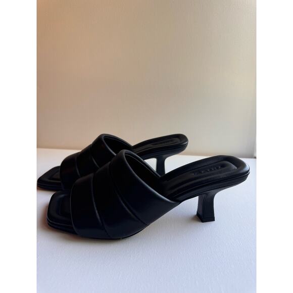 Vince black kitten heel Ceil Mule size 37/ US 7 - Picture 2 of 11